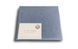 Простыня на резинке Melange Blue U-tek хлопок Hotel Collection синия 160х200 posmar67390 фото 2