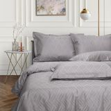 Постельное белье LUXURY LINENS Jacguard My Love 2 GRAY Двуспальные luli3800022 фото