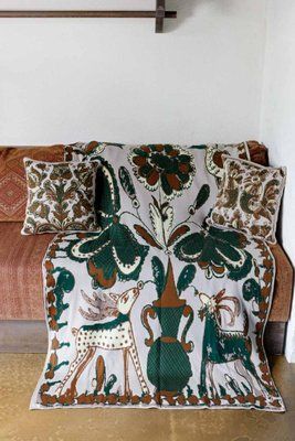 Плед вязаный в украинском стиле Косовские мотивы, 105х170 см ПРОВАНС 041847 provence_041847 фото