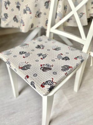 Подушка на стілець гобеленова EDEN465B Limaso, 40x40, Квадратна, Повсякденний, Без люрексу, 75% поліестер, 22% бавовна, 3% акрил, поролон, Гобелен lim_EDEN465B-PS фото