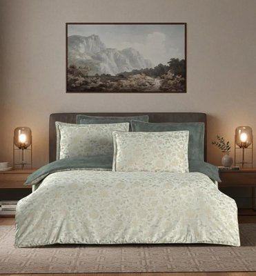 Постільна білизна La Romano Mona Premium Satin Edesa Beige Євро LaR_хм41600 фото