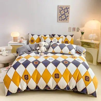 Велюрова постільна білизна Homytex плюшева 23007_1.5 HT-40826 фото