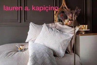 Элитное постельное белье с вышивкой Pupilla lauren kapuchino SulPp-7965006 фото