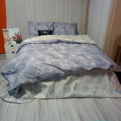 Постельное белье Серая веточка Бязь Люкс usk5505763 фото