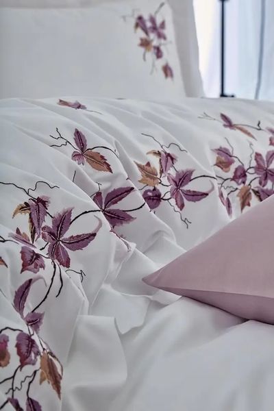 Постельное белье Dantela Vita Sonbahar Lilac Сатин з вишивкою d-c22294850 фото