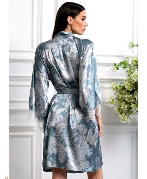 Женский шелковый халат Нинель 4253 Mia-Amore 2XL/3XL Mia_4253_2XL/3XL фото