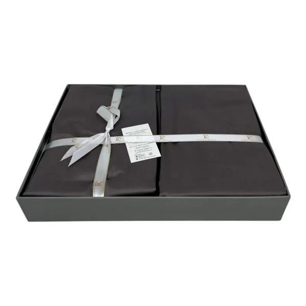 Постільна білизна сатин FIRST CHOICE SNAZZY ANHTRACITE (200x220) 527101 S-431-Snazzy-F&uuml;me-Євро фото