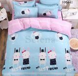 Постельное белье бязь Евро Selena Best Frend 100441 100% хлопок 100441-03 фото