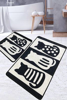 Набір килимків для ванної кімнати Chilai Home MEO 60*100+50*60 Chom_110024185 фото