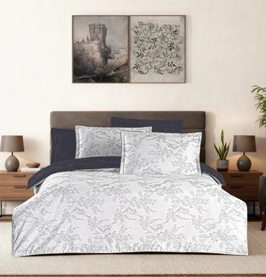 Постільна білизна La Romano Mona Premium Satin Merida Grey Євро LaR_хм41599 фото