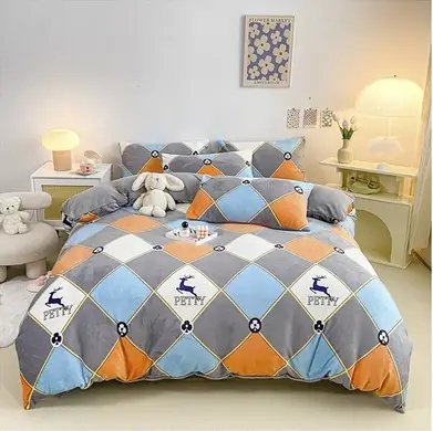 Велюрова постільна білизна Homytex плюшева 23008_1.5 HT-40828 фото
