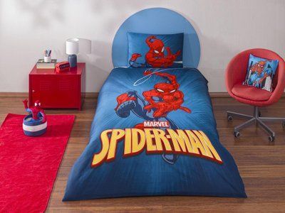 Подростковый комплект Disney TAC Spiderman Classical Ранфорс / простыня на резинке tac_60317529 фото