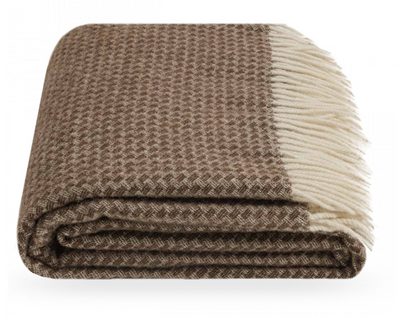 Плед Lanavitta Престиж коричневий 100% вовна Lanavitta_22484226 фото