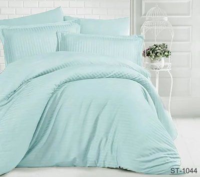 Постільна білизна полуторна сатин-страйп TAG LUXURY ST-1044 100% бавовна TAGstripe-061 фото