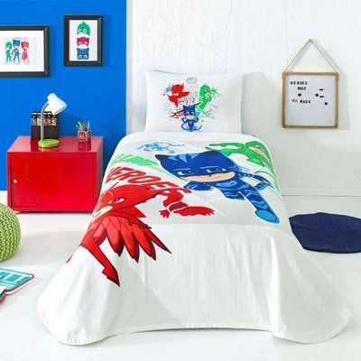 Комплект с покрывалом-пике TAC PJ Masks Негоеѕ простынь на резинке tac_60294150 фото