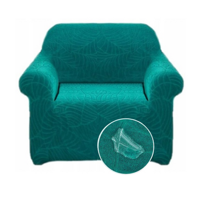 Водоотталкивающий чехол на кресло Жаккард с узором al5848-90х140 фото