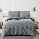 КПБ Вареный хлопок WC01 темно-серый Love You Семейные lvy_63016 фото