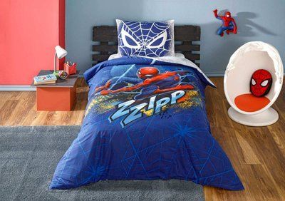 Комплект Disney TAC Spiderman Blue City простынь на резинке Disney TAC Spiderman Blue City простынь на резинке tac_60290560 фото