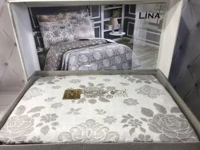 Покривало для спальні жаккардове + 2 нав. Moda box lina4 Mb-70015017 фото