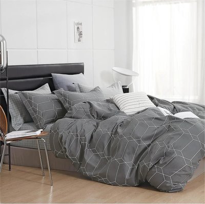 Пододеяло LUXURY LINENS All Day Style 160x220 серый 100% хлопок, арт. 48007 (шт) Полутораспальные luli48007 фото