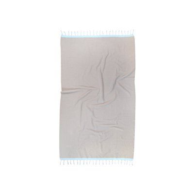 Полотенце Barine Pestemal - Basak 95x165 Beige-Mint бежевый-ментоловый svt-2000022275538 фото