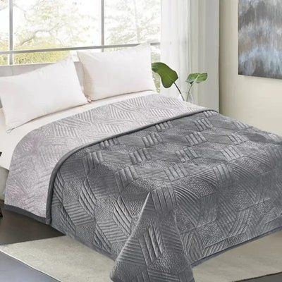 Покривало велюр COLORFUL (220x240) VELURE COVER QUILTED L 899170 Col_899170 фото