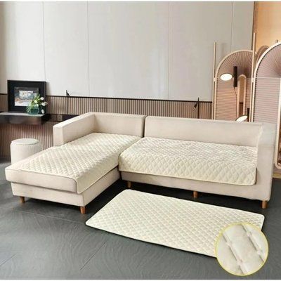 Накидки-дивандеки на кутовий диван і крісла, багатофункціональні 3 полотна od-031 фото