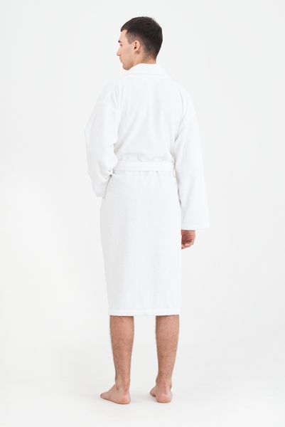 Халат махровый unisex Lotus Home - Basic Line white M svt-2000022189606 фото