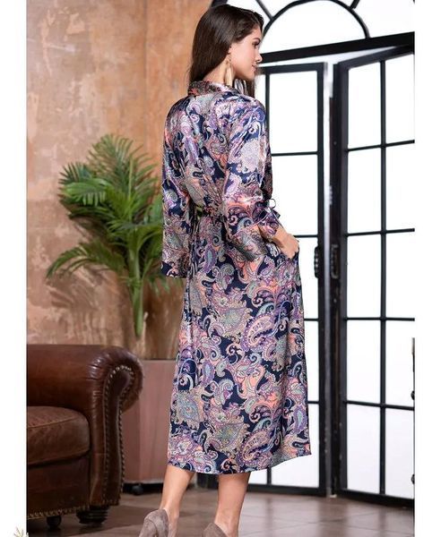 Шовковий халат довгий Mia-Amore Еттро 3509 Mia-Amore_3509_4XL/5XL фото