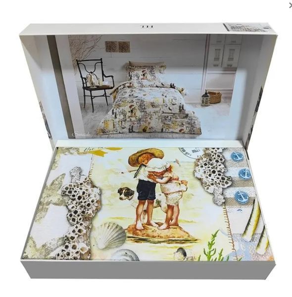 Подростковое постельное белье TIVOLYO HOME SEASIDE 50х70см (2шт) 160х220 p_s_k_750544 фото