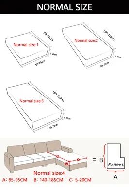 Чохли на диванні подушки - сидіння Homytex 50*70 (50/70) +20 см HT-38910 фото