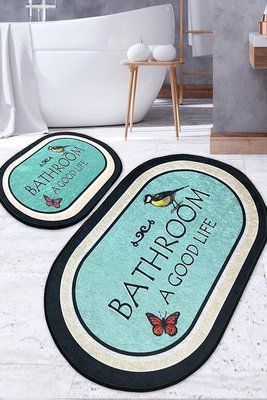 Набір килимків для ванної кімнати Chilai Home MOLLA 60*100+50*60 Chom_110024187 фото