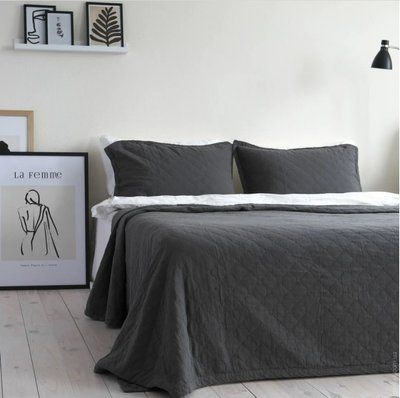 Покрывало La Modno Harmony Dark Grey 200333 фото