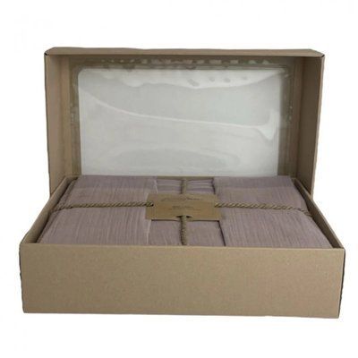 Постельное белье SoundSleep Stonewash Muslin Powder Евро 200х220 p_s_k_417417 фото
