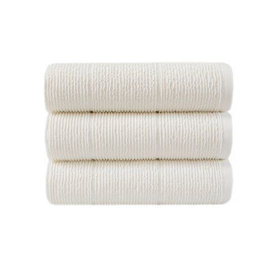 Рушник Lotus Home - Sophie off white молочний 70x140 svt-2000022353526 фото