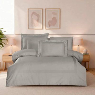 Постільна білизна La Romano Mona Premium Satin Montova Ash Євро LaR_хм41596 фото