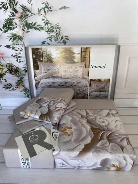 Nomad 5D постельное белье из поплина Евро размер Romeo home Турция Sul-00013 фото