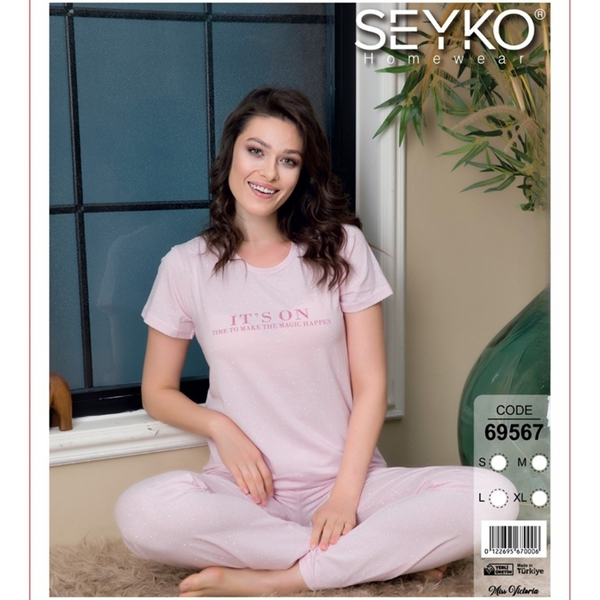 Пижама женская Seyko Wonderful Штаны + футболка Pigama-62-M фото