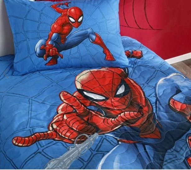 Стьобане покривало TAC Disney Spiderman Focus + наволочка 60299816 фото