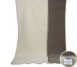 Хлопковый плед двухсторонний Belizza kestane-bej SulBlz-61380011 фото