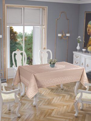 Скатерть Tropik home Paisley Cappucino 5701-2 Thom_14003362 фото