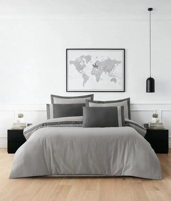 Постільна білизна La Romano Mona Premium Satin Alara Ash Євро LaR_хм41586 фото