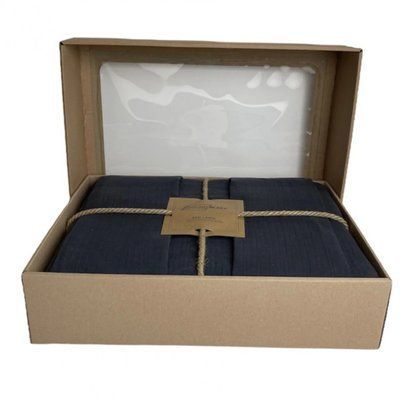 Постельное белье SoundSleep Stonewash Muslin Graphite Евро 200х220 p_s_k_2251736453013 фото