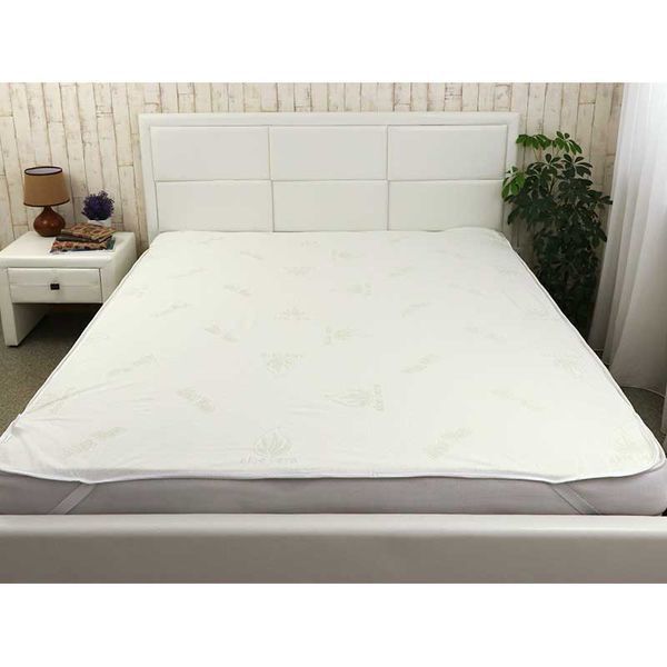 Водонепроникний наматрацник на гумці "Aloe Vera" 140х200 см 844Aloe Vera фото
