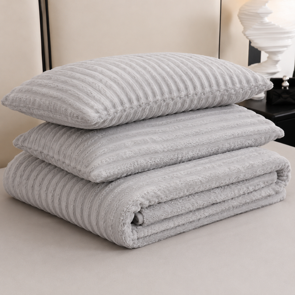 Постільна білизна Шарпей Colorful VELOOR BED LINEN SHARPE 013643, Світло-cірий, Євро Col_013643 фото