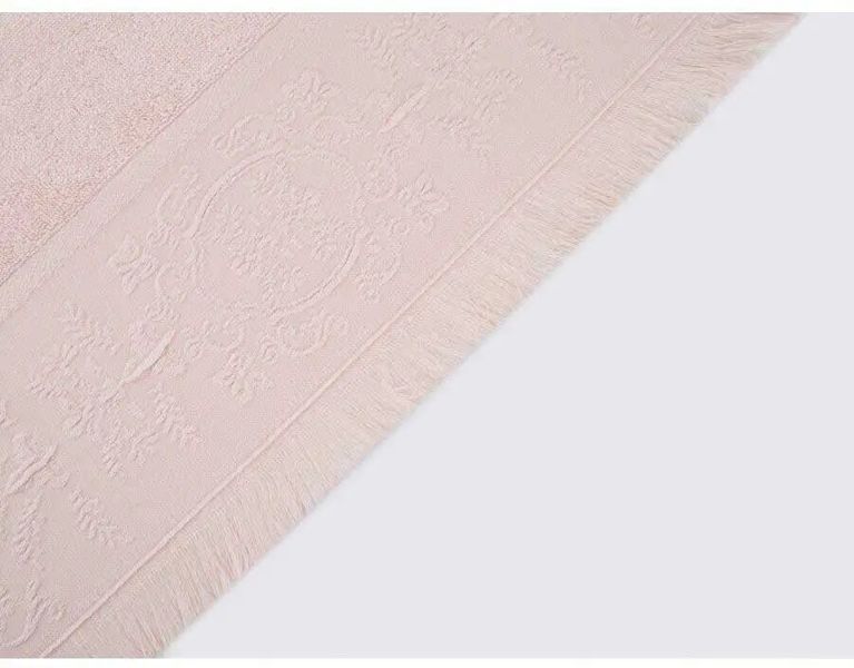 Махровое полотенце банное 90 х 150 Irya Jakarli Nera pudra 480 г/м2 sv2000022257763 фото