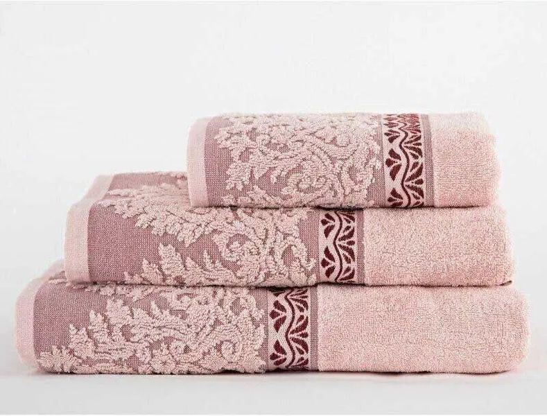 Махровое полотенце банное Irya Jakarli Vanessa pembe 520 г/м2 sv2000022184380 фото