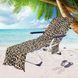 Пляжное полотенце / подстилка для шезлонга с фиксаторами и карманами Homytex 73х210 см 8-79032 фото 1