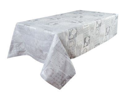 Скатертина НОВОРІЧНА з срібним люрексом lefard_812-071 фото