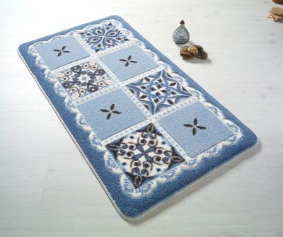 Килимок для ванної Confetti Ceramic Mavi 55х57 см p_s_k_110083357 фото